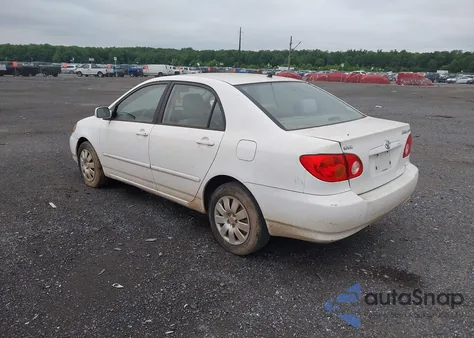 2004 Toyota Corolla Le z USA, uszkodzony, nr VIN JTDBR38E842048307
